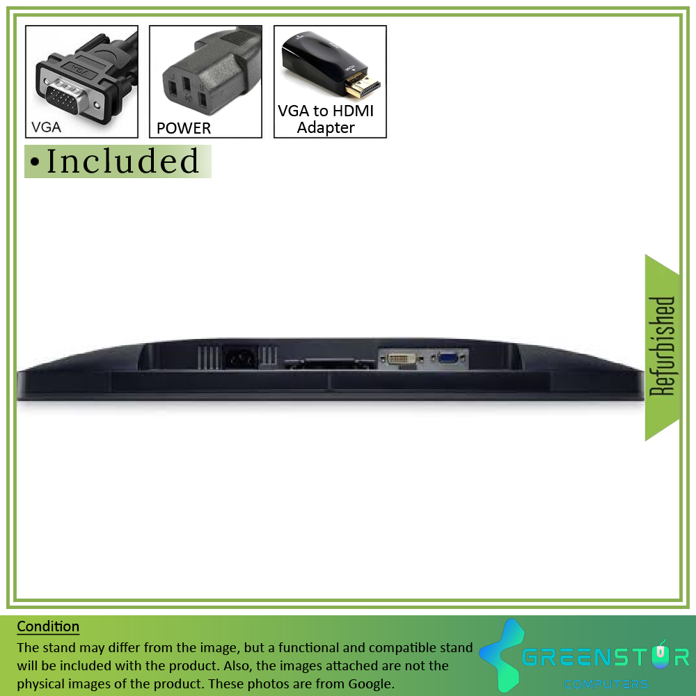  Refurbished(Good) - Dell E-Series E2213 22" Wide 1680x1050 HD LED Backlitght Flat LCD TN Monitor